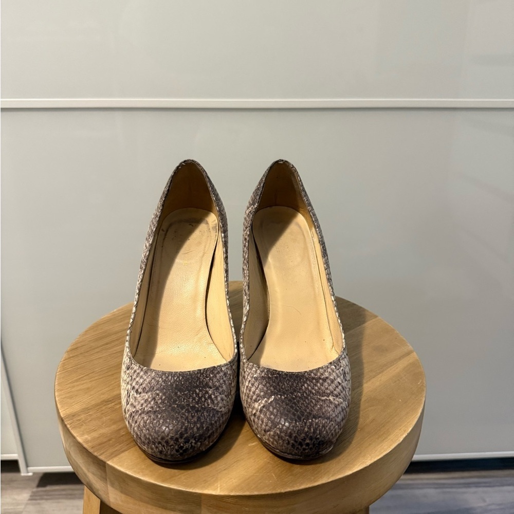 Kate Spade Snakeskin Patterned Heels - Picture 4 of 7